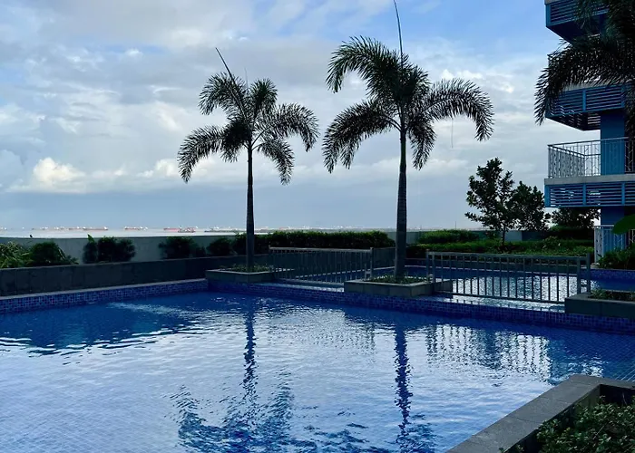 Panoramic Seaview 2br Near Airport Facing The Bay 6g Apartahotel Manila