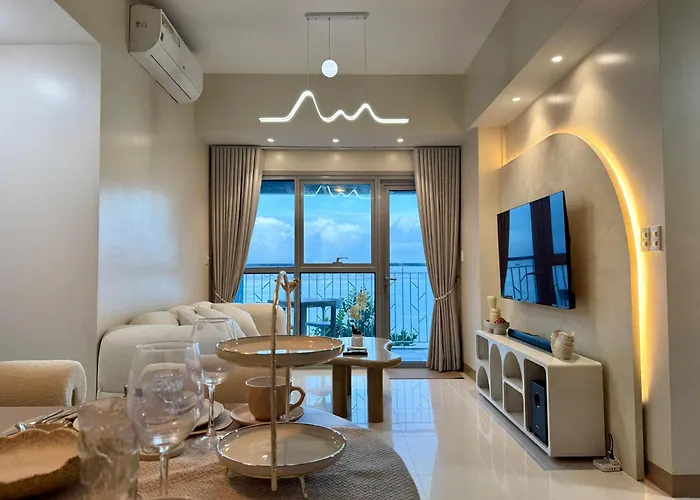 Panoramic Seaview 2br Near Airport Facing The Bay 6g Apartahotel Manila
